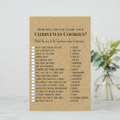 Rustikales Weihnachts-Party-Spiel DRUCKT (Stehend Vorderseite)