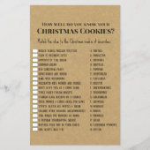 Rustikales Weihnachts-Party-Spiel DRUCKT (Vorderseite)