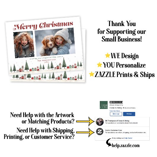 Rustikales Weihnachtsbaum Foto Feiertagskarte