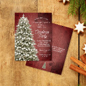 Rustikales Weihnachtsbaum Red Holiday Party Budget