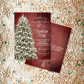 Rustikales Weihnachtsbaum Red Holiday Party Budget