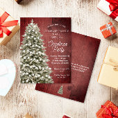 Rustikales Weihnachtsbaum Red Holiday Party Budget