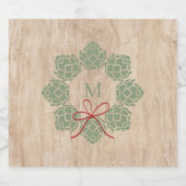 Rustikales Weihnachtsbierflaschen-Etikett Bierflaschenetikett (Einzelnes Label)