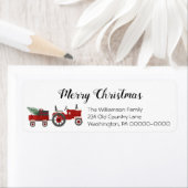 Rustikales Weihnachtsbüffel Karierte Rückkehr (Insitu)