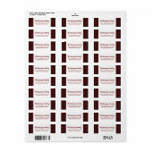 Rustikales Weihnachtsbüffel Karierter Urlaub (Vorne)