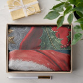 Rustikales Weihnachtsdekoutenpapier Seidenpapier (Geschenk)