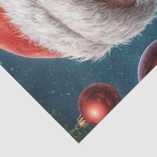 Rustikales Weihnachtsdekoutenpapier Seidenpapier (Ausschnitt)