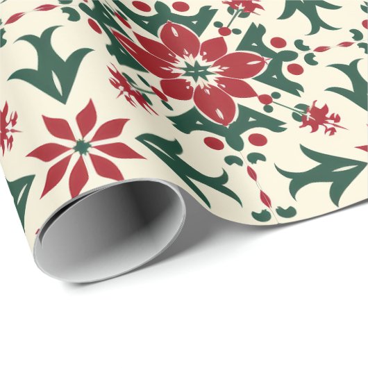 Rustikales Weihnachtsgebäck Geschenkpapier (Rolleneckpunkt)