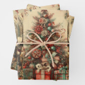 Rustikales Weihnachtsgebäck Geschenkpapier Set (Beispiel)