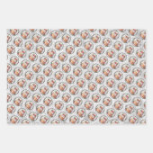 Rustikales Weihnachtsgebäck Geschenkpapier Set (Vorderseite 3)