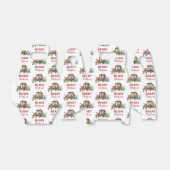 Rustikales Weihnachtsgebäck Laterne Pine Berries Geschenkschachtel (Ungefaltet)