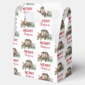 Rustikales Weihnachtsgebäck Laterne Pine Berries Geschenkschachtel (Geöffnet)