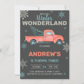 Rustikales Weihnachtsgebäck Party laden ein Einladung (Vorderseite)