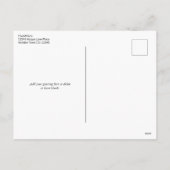 Rustikales Weihnachtsgebirge Foto Feiertagspostkarte (Rückseite)