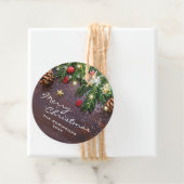 Rustikales Weihnachtsgeschenk Geschenkanhänger (Beispiel)