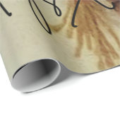 Rustikales Weihnachtsgeschenk Geschenkpapier (Rolleneckpunkt)