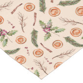 Rustikales Weihnachtsgeschenk Mittelgroßer Tischläufer (Ecke)