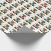 Rustikales Weihnachtsgeschenk-Verpackungspapier ro Geschenkpapier (Ecke)