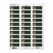 Rustikales Weihnachtsgrün Kariertes Tartan Muster (Vorne)