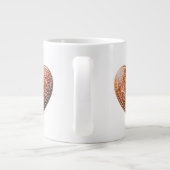 Rustikales Weihnachtskoch dekoriert Traditionell Jumbo-Tasse (Rückseite)