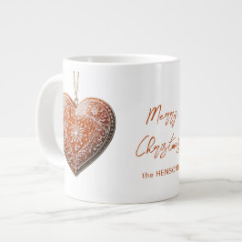 Rustikales Weihnachtskoch dekoriert Traditionell Jumbo-Tasse