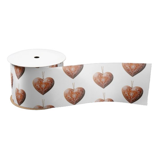 Rustikales Weihnachtskoch dekoriert Traditionell Satinband (Spule)