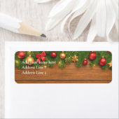 Rustikales Weihnachtslabel – Anpassbar (Insitu)
