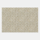 Rustikales Weihnachtsopfpapier Geschenkpapier Set (Vorderseite 2)