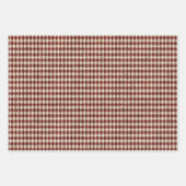 Rustikales Weihnachtsopfpapier Geschenkpapier Set (Vorderseite)