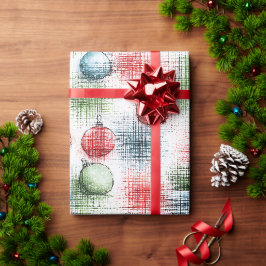 Rustikales Weihnachtspapier für Geschenke Geschenkpapier
