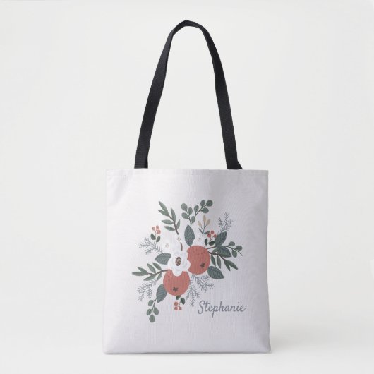 Rustikales Weihnachtsvolk Tasche (Vorderseite)