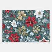 Rustikales Weihnachtswaschpapier Geschenkpapier Set (Vorderseite 2)