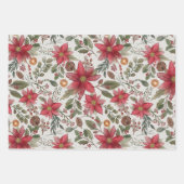 Rustikales Weihnachtswasser Geschenkpapier Set (Vorderseite 3)