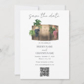 Rustikales Weinkeller Weinkeller Weinberg Hochzeit Save The Date (Vorderseite)