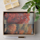 Rustikales Weißbuhnendekoupage Seidenpapier (Geschenk)