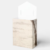 Rustikales Weiße Birke Floral & Hummingbird Party Geschenkschachtel (Geöffnet)