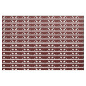 Rustikales, weißes Elch-Stoffstück Stoff (Fat Quarter (45,7 x 55,9 cm))