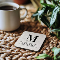 Rustikales Weißes, gereinigtes Holz - Monogramm