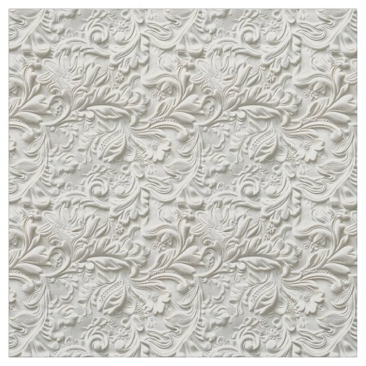 Rustikales, weißes Glattleder Stoff (Muster)