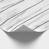 Rustikales, weißes Grunge, gewittertes Holz Geschenkpapier (Ecke)