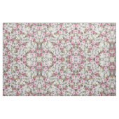 Rustikales weißes hölzernes mit Blumenmuster des Stoff (Fat Quarter (45,7 x 55,9 cm))
