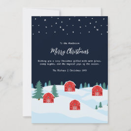 Rustikales weißes Weihnachten