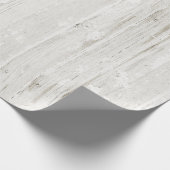Rustikales Weißholz Geschenkpapier (Ecke)