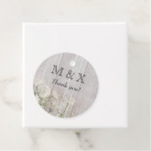 Rustikales Weißholz Rustikale Hochzeit oder Party Geschenkanhänger (Beispiel)