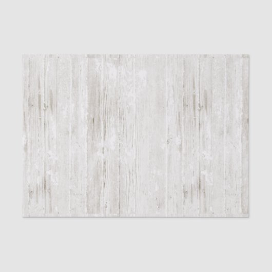 Rustikales Weißholz Seidenpapier (Vorderseite)