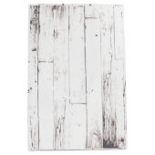 Rustikales Weißholz Shabby Chic Hochzeit Mittlere Geschenktüte (Vorderseite)