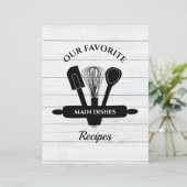 Rustikales Weißholz Tafelrezeptorenkochteil (Stehend Vorderseite)