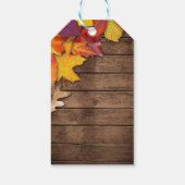 Rustikales Weißmilch Jug mit Blume Vielen Dank Geschenkanhänger (Rückseite)