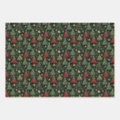 Rustikales Weißwein-Papier Geschenkpapier Set (Vorderseite 3)