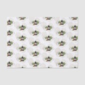 Rustikales Weißzunge Laternengewebe Seidenpapier (Vorderseite)